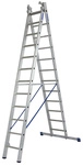 KRAUSE Vielzweckleiter &raquo;STABILO&laquo;, 36 Sprossen, Aluminium - silberfarben