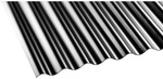 GUTTA Wellplatte &raquo;Sinus 76/18&laquo;, LxBxS: 1200 x 800 x 1,2 mm, PVC, schwarz