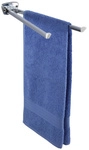 WENKO Handtuchhalter &raquo;Basic&laquo;, Edelstahl, Edelstahlfarben - silberfarben