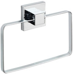 WENKO Handtuchring &raquo;Vacuum-loc Quadro&laquo;, Edelstahl, silberfarben