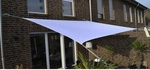 PEDDY SHIELD Vierecksonnensegel, 300 x 400 cm - weiss