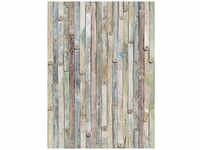 KOMAR Papiertapete »Vintage Wood«, Breite: 184 cm, inkl. Kleister - bunt