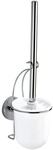 WENKO WC-B&uuml;rsten & WC-Garnituren &raquo;Milazzo&laquo;, Edelstahl/Stahl/Kunststoff, gl&auml;nzend,