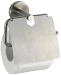 WENKO Toilettenpapierhalter &raquo;Bosio&laquo;, Edelstahl, Edelstahlfarben - silberfarben