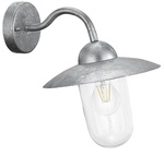 EGLO Au&szlig;enwandleuchte &raquo;MILTON&laquo;, max. 60W, E27, (BxH): 24 x 31 cm, silber -