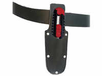 CONNEX Messerscheide, für Aufbewahrung von Messern, Leder, schwarz