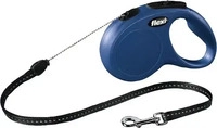 flexi Hundeleine, Gr&ouml;&szlig;e: S, Nylon, blau
