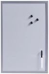 ZELLER Magnet-/Schreibtafel, MDF/Feinblech - grau