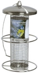 DOBAR Vogelfutters&auml;ule, Metall, silberfarben, zum Aufh&auml;ngen