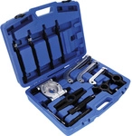 BGS Technic KFZ Spezialwerkzeuge, Hydraulischer Abzieher-Satz 10 t , 25-tlg. - bunt