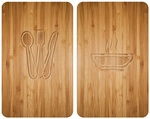 WENKO Glasabdeckplatte &raquo;Universal Lunch&laquo;, BxHxT: 3 x 1,8 x 52 cm,