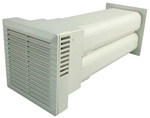 MARLEY Duo Abluft- und Zuluftsystem, wei&szlig;, PVC - weiss