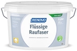 RENOVO fluessige Raufaser - weiss