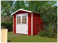 WEKA Gartenhaus »218 Gr.3«, Holz, BxHxT: 301 x 234 x 235 cm (Außenmaße) - rot