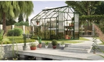 VITAVIA Gew&auml;chshaus &raquo;Uranus 8300&laquo;, 8,3 m&sup2;, Aluminium/Glas, winterfest - gruen