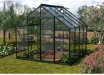 VITAVIA Gew&auml;chshaus &raquo;Merkur&laquo;, 6,7 m&sup2;, Aluminium/ESG Glas, winterfest - gruen