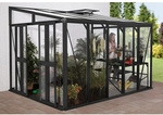 VITAVIA Gew&auml;chshaus &raquo;Helena&laquo;, 7 m&sup2;, Aluminium/Glas, winterfest - grau