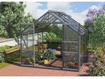 VITAVIA Gew&auml;chshaus &raquo;Mars&laquo;, B x L x H: 257 x 258 x 231,8 cm - grau
