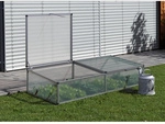 KGT Fr&uuml;hbeet &raquo;Fr&uuml;hbeet 210&laquo;, BxLxH: 205 x 91 x 46 cm, Aluminium - silberfarben