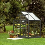 VITAVIA Gew&auml;chshaus &raquo;Venus 2500&laquo;, 2,5 m&sup2;, Aluminium/Glas, winterfest - grau