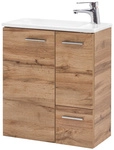 SCHILDMEYER Waschplatz &raquo;Matteo&laquo;, B x T x H: 50 x 25 x 60 cm, eiche - beige