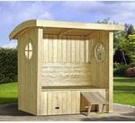 WEKA Gartenhaus &raquo;Merano&laquo;, Holz, BxHxT: 198 x 181 x 93 cm (Au&szlig;enma&szlig;e inkl.