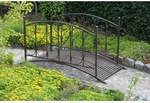 GARDEN PLEASURE Gartenbr&uuml;cke, BxHxL: 80,5 x 90,5 x 180,5 cm, Stahl - braun