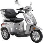 LuXXon Elektromobil &raquo;E3800&laquo;, max. 20 km/h, Reichweite: 65 km, silberfarben