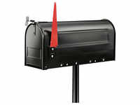 BURG WÄCHTER Briefkastenpfosten »US-Mailbox 893«, Stahl, schwarz