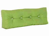 DOPPLER Paletten-Rückenkissen, hellgrün, Uni, BxL: 45 x 120 cm - gruen