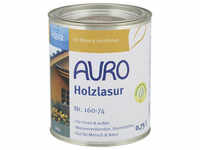 AURO Holzlasur »Aqua«, für innen & außen, 0,75 l, grau, seidenglänzend