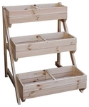 PROMADINO Pflanzkasten, BxH: 80 x 100 cm, natur, Holz - beige