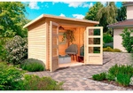 KARIBU Gartenhaus &raquo;Stockach 3&laquo;, Holz, BxHxT: 246 x 197 x 186 cm (Au&szlig;enma&szlig;e...