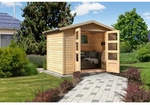KARIBU Gartenhaus &raquo;Amberg 3&laquo;, Holz, BxHxT: 246 x 209 x 186 cm (Au&szlig;enma&szlig;e...