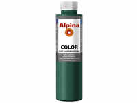 ALPINA FARBEN Voll- und Abtönfarbe »Color«, dunkelgrün, 750 ml - gruen