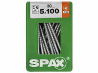 SPAX Universalschraube, 5 mm, Stahl, 30 Stk., TRX 5x100 L - silberfarben