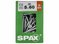 SPAX Universalschraube, 5 mm, Stahl, 50 Stk., TRX 5x60 L - silberfarben