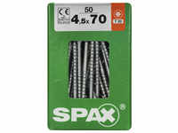 SPAX Universalschraube, 4,5 mm, Stahl, 50 Stk., TRX 4,5x70 L - silberfarben