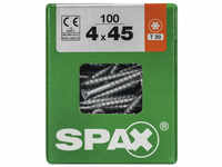 SPAX Universalschraube, 4 mm, Stahl, 100 Stk., TRX 4x45 L - silberfarben