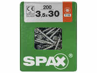SPAX Universalschraube, 3,5 mm, Stahl, 200 Stk., TRX 3,5x30 L - silberfarben