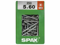 SPAX Universalschraube, 5 mm, Stahl, 250 Stk., TRX 5x60 XXL - silberfarben