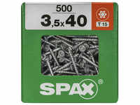 SPAX Universalschraube, 3,5 mm, Stahl, 500 Stk., TRX 3,5x40 XXL - silberfarben