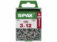 SPAX PZ 2-Universalschraube, 14 x 12 mm, Stahl - silberfarben