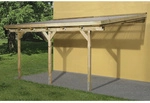 WEKA Terrassen&uuml;berdachung &raquo;671 Gr. 4&laquo;, Breite: 427 cm, Dach: Kunststoff,