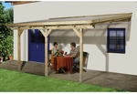 WEKA Terrassen&uuml;berdachung &raquo;671 Gr. 2&laquo;, Breite: 347 cm, Dach: Kunststoff,