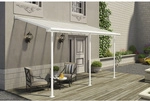 PALRAM Terrassendach &raquo;Sierra&laquo;, Breite: 448 cm, Dach: Polycarbonat (PC), wei&szlig; -