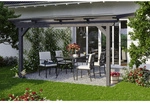 SKANHOLZ Terrassen&uuml;berdachung &raquo;Ancona&laquo;, Breite: 434 cm, Dach: Polycarbonat (PC),