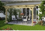 SKANHOLZ Terrassen&uuml;berdachung &raquo;Ancona&laquo;, Breite: 434 cm, Dach: Polycarbonat (PC),