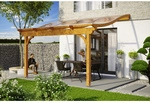 SKANHOLZ Terrassen&uuml;berdachung &raquo;Verona&laquo;, Breite: 434 cm, Dach: Polycarbonat (PC),