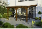 SKANHOLZ Terrassen&uuml;berdachung &raquo;Andria&laquo;, Breite: 434 cm, Dach: Polycarbonat (PC),